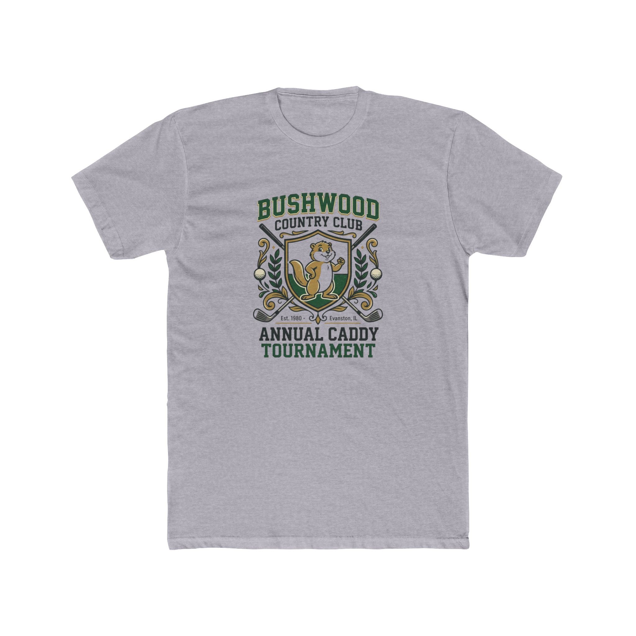Annual Caddy Tournament T‑Shirt — Bushwood Country Club Golf Tee