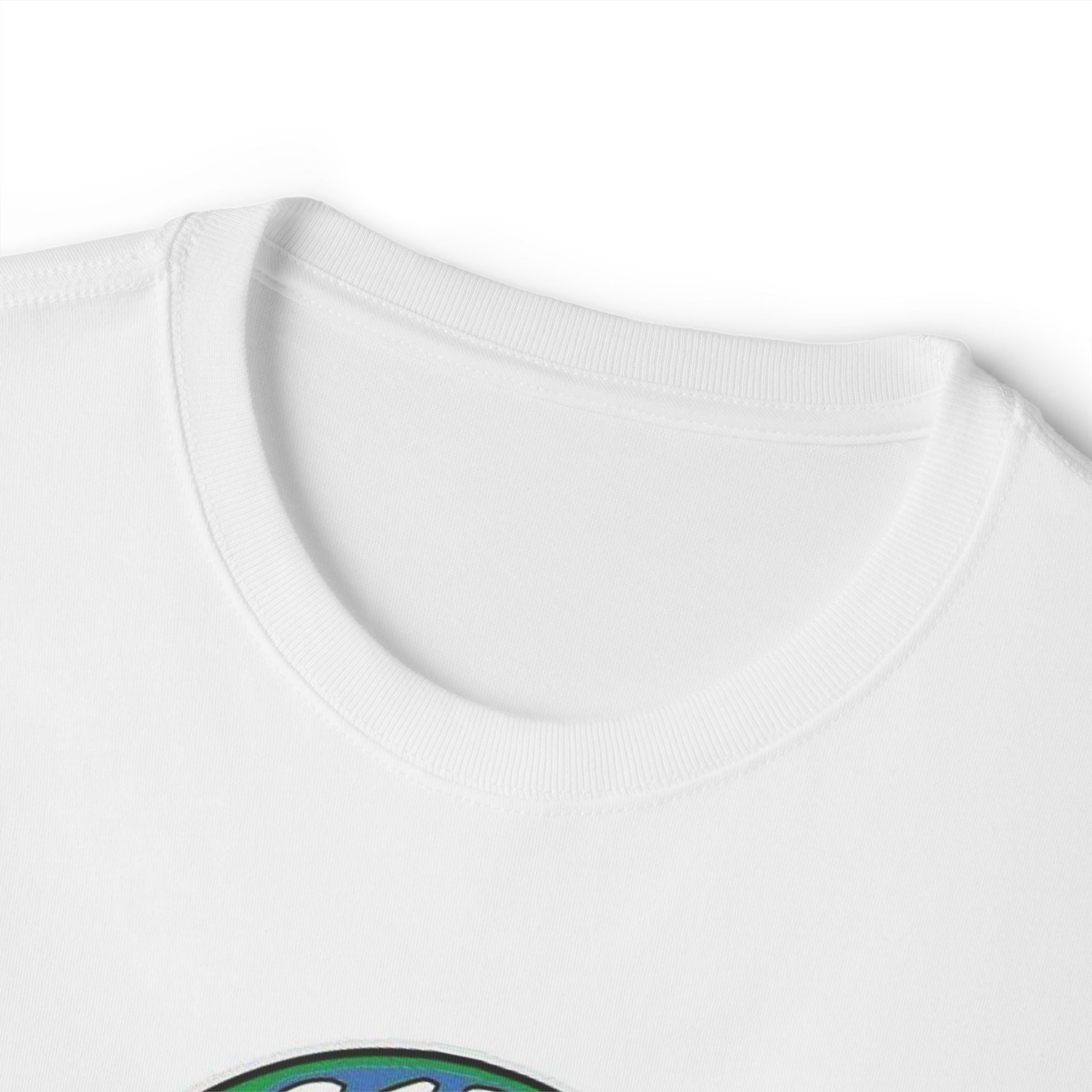 Prestige Worldwide Graphic Tee - Retro Globe Logo Boxy T-Shirt