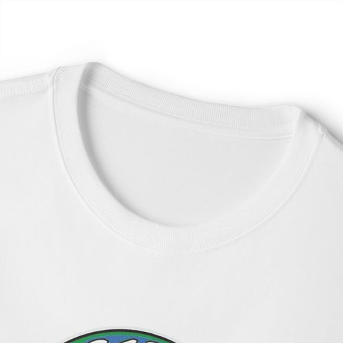 Prestige Worldwide Graphic Tee - Retro Globe Logo Boxy T-Shirt