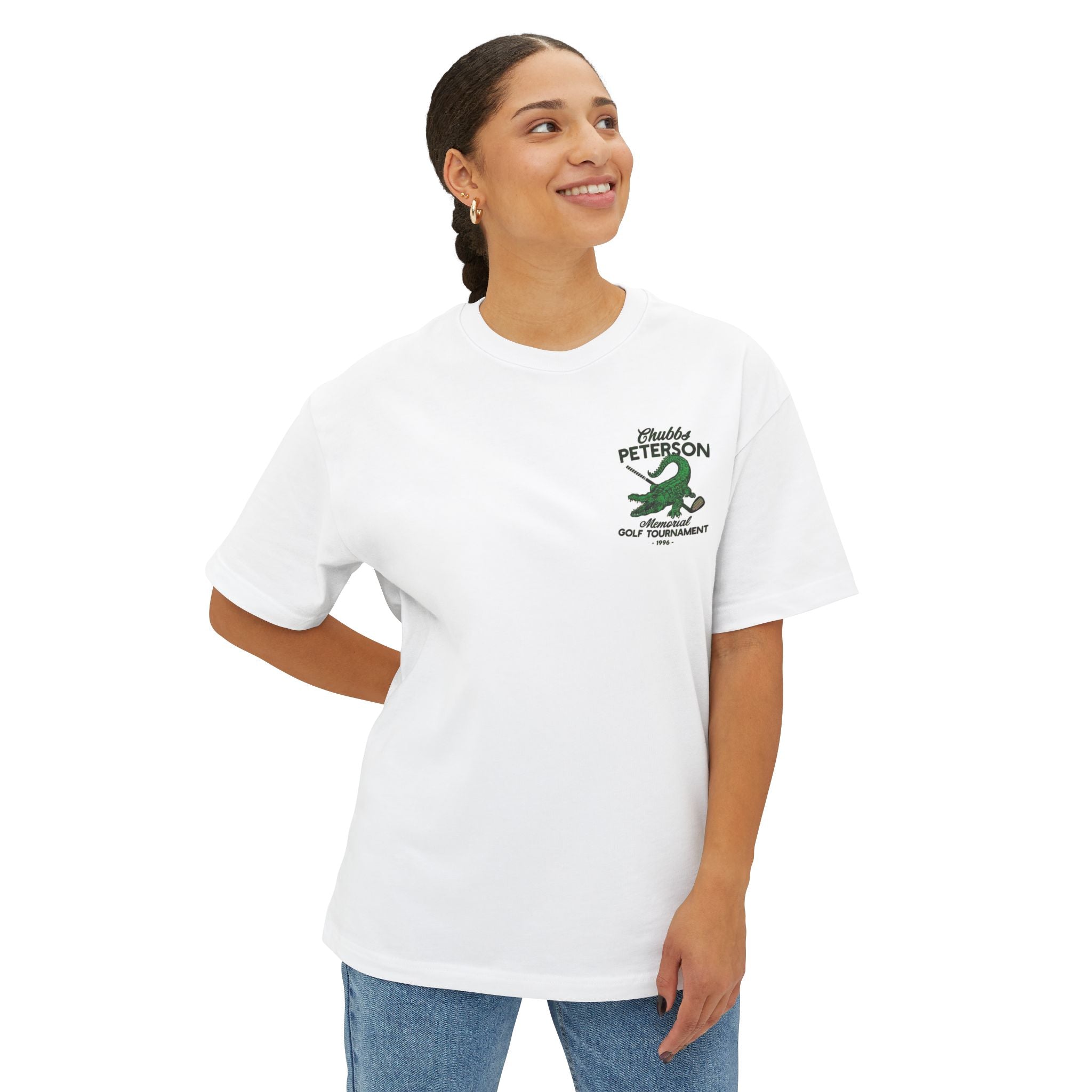 Chubbs Peterson Golf Tournament Tee — Oversized Boxy Golf T‑Shirt