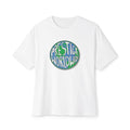Prestige Worldwide Graphic Tee - Retro Globe Logo Boxy T-Shirt
