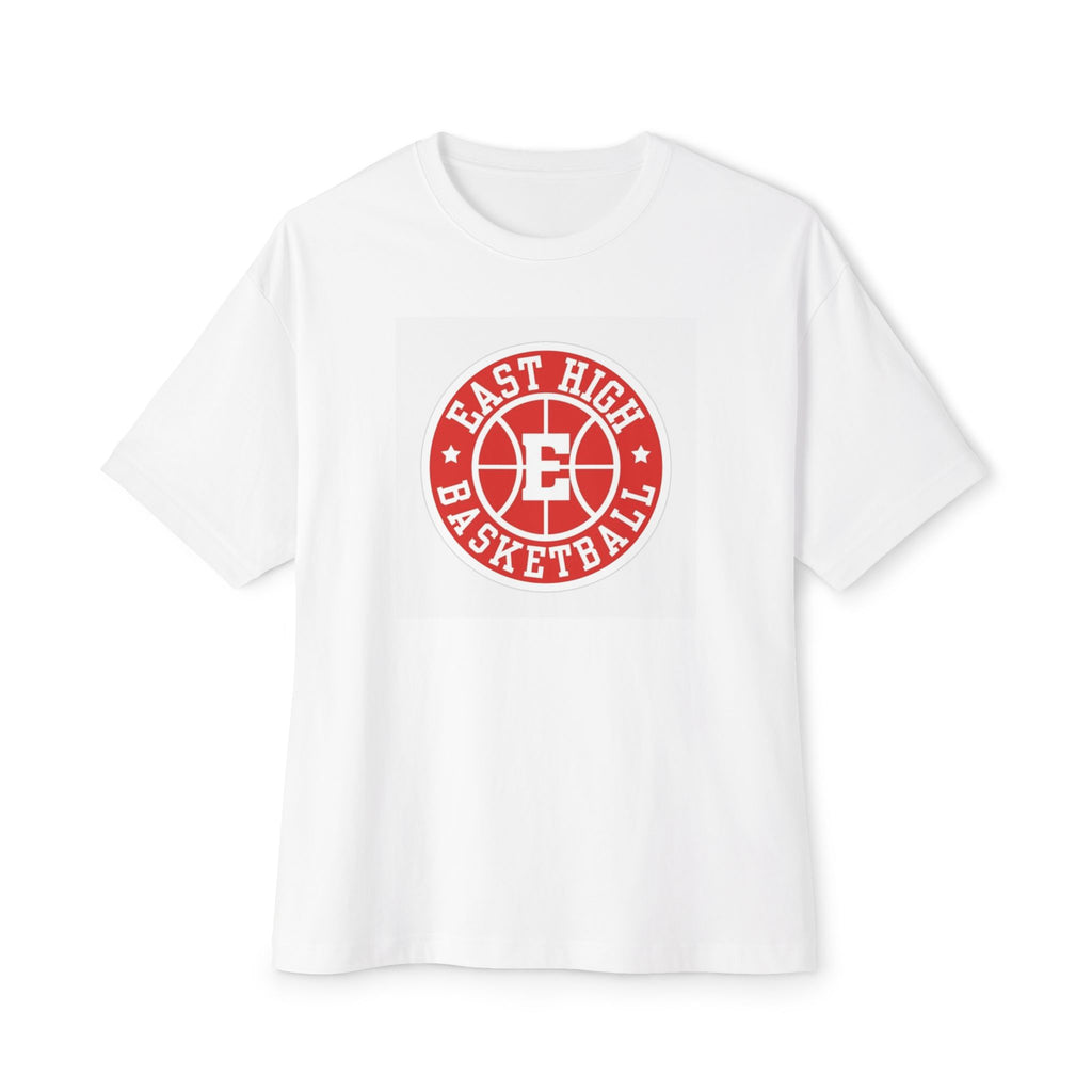 East High Basketball Tee — Retro Red Logo T‑Shirt